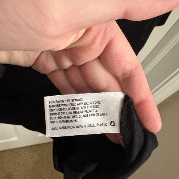 A New Day Black Scoop Neck Tee - Picture 2 of 2